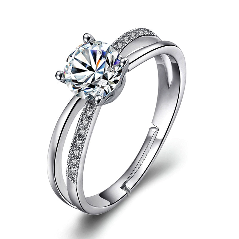 Justerbar Förlovningsring