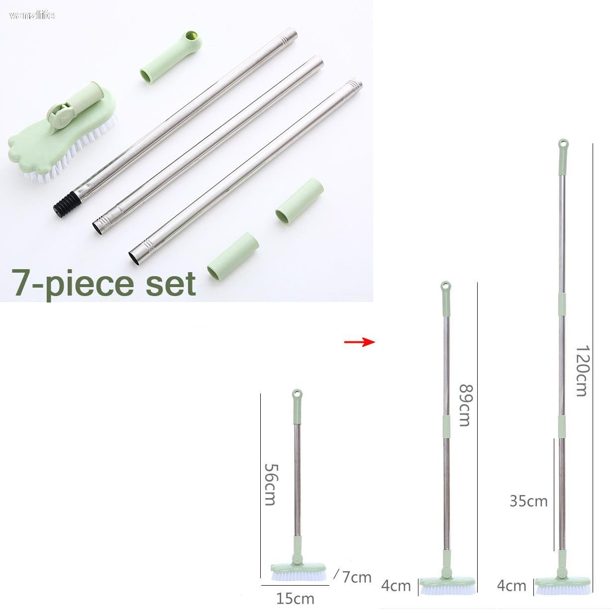 Skrubbborste med långt handtag