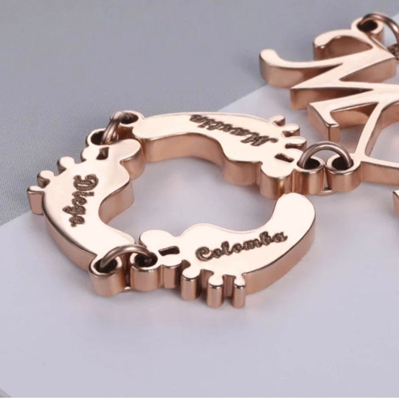 Baby Feet Mom Halsband