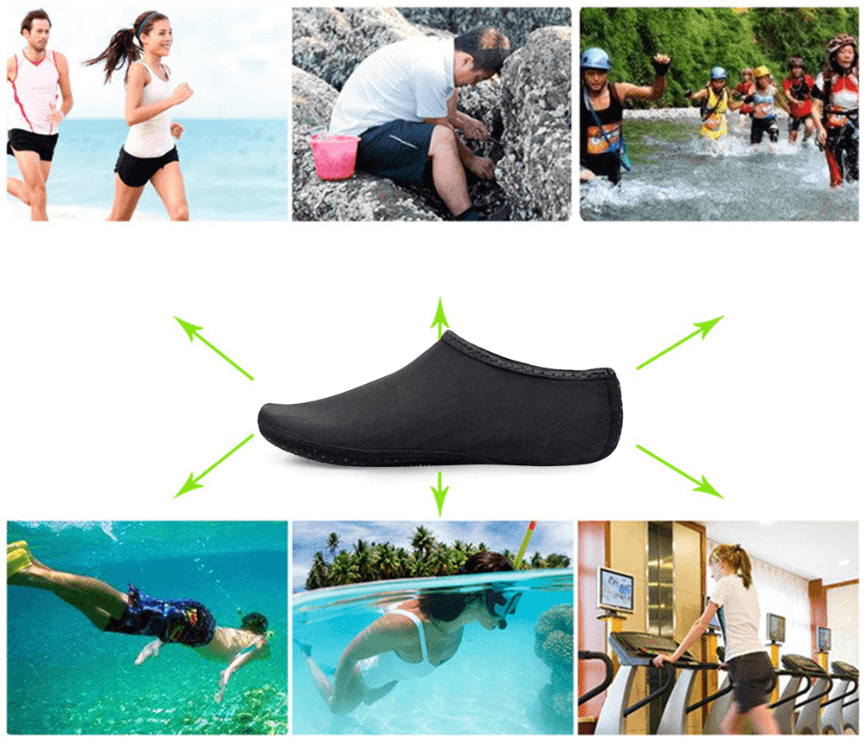 Snabbtorkande Aqua strumpor