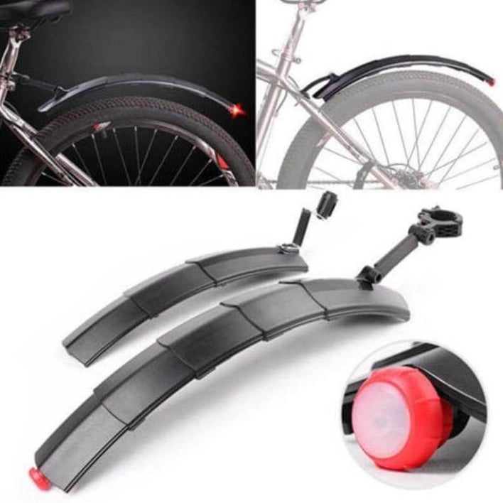 Cykel infällbart stänkskydd