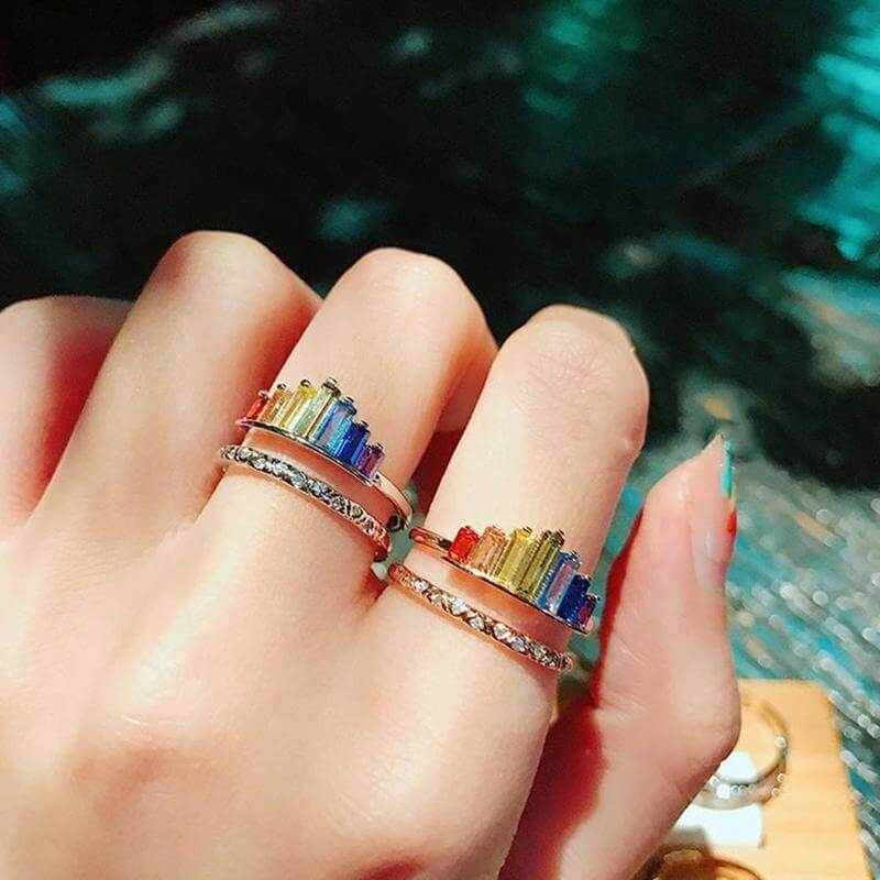 Till Min Dotter Crown Ring