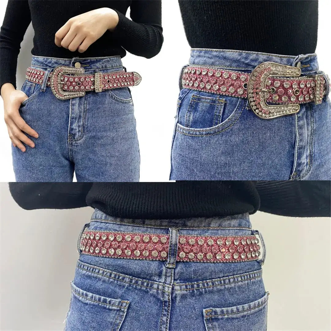 Rhinestone Diamond Belt