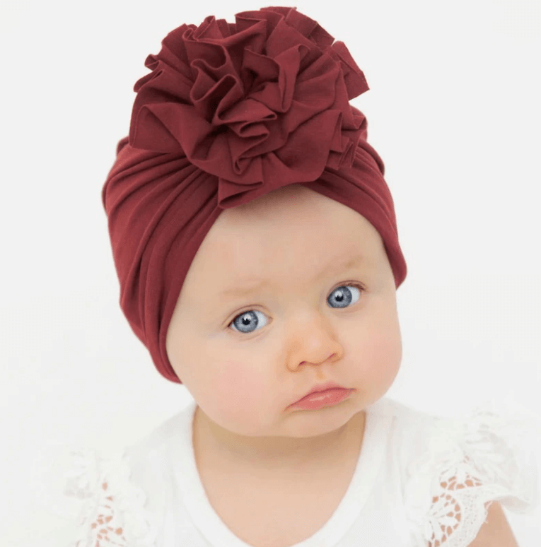 Rufsig topp baby turban hatt
