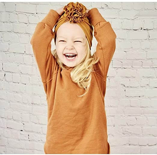 Rufsig topp baby turban hatt