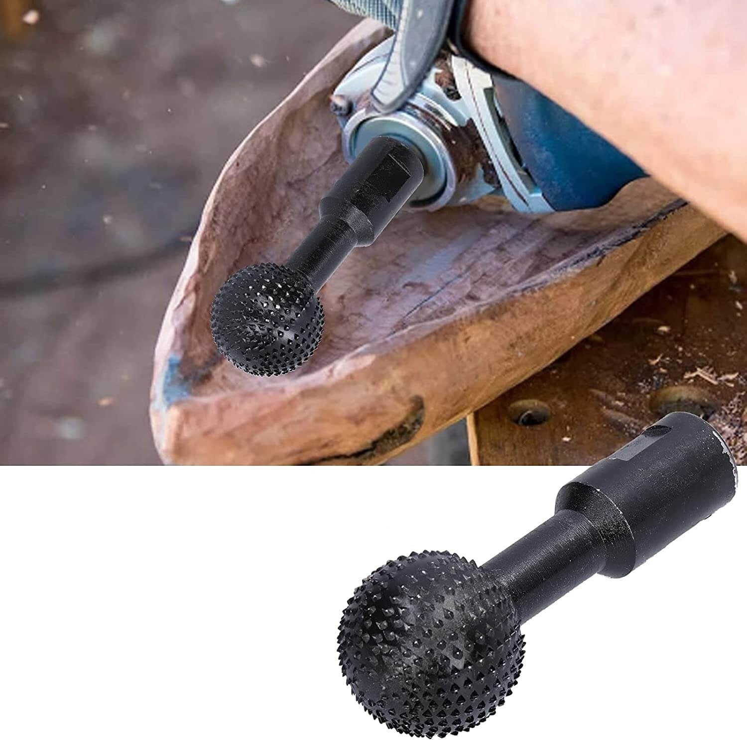 Sfäriskt verktyg för att skära spår i trä