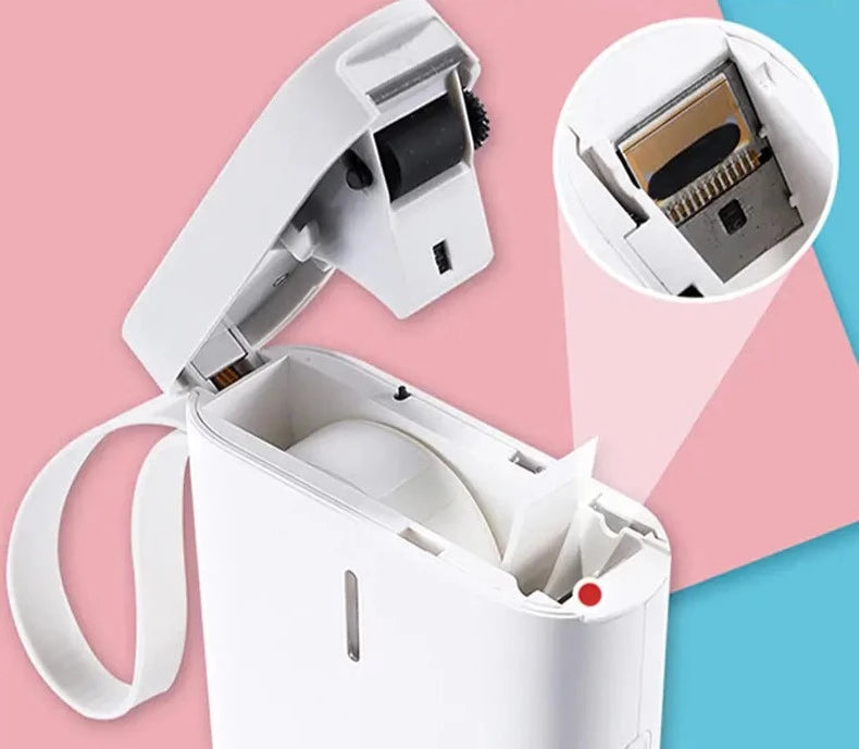 Bärbar Termisk Etikettskrivare