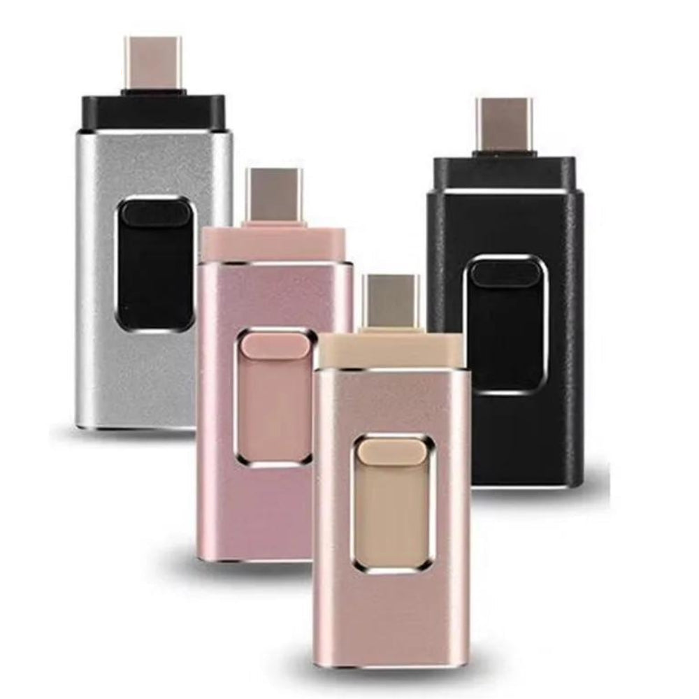 4-i-1 Flash-enhet för Smartphone och Surfplatta Kompakt och Praktisk 0