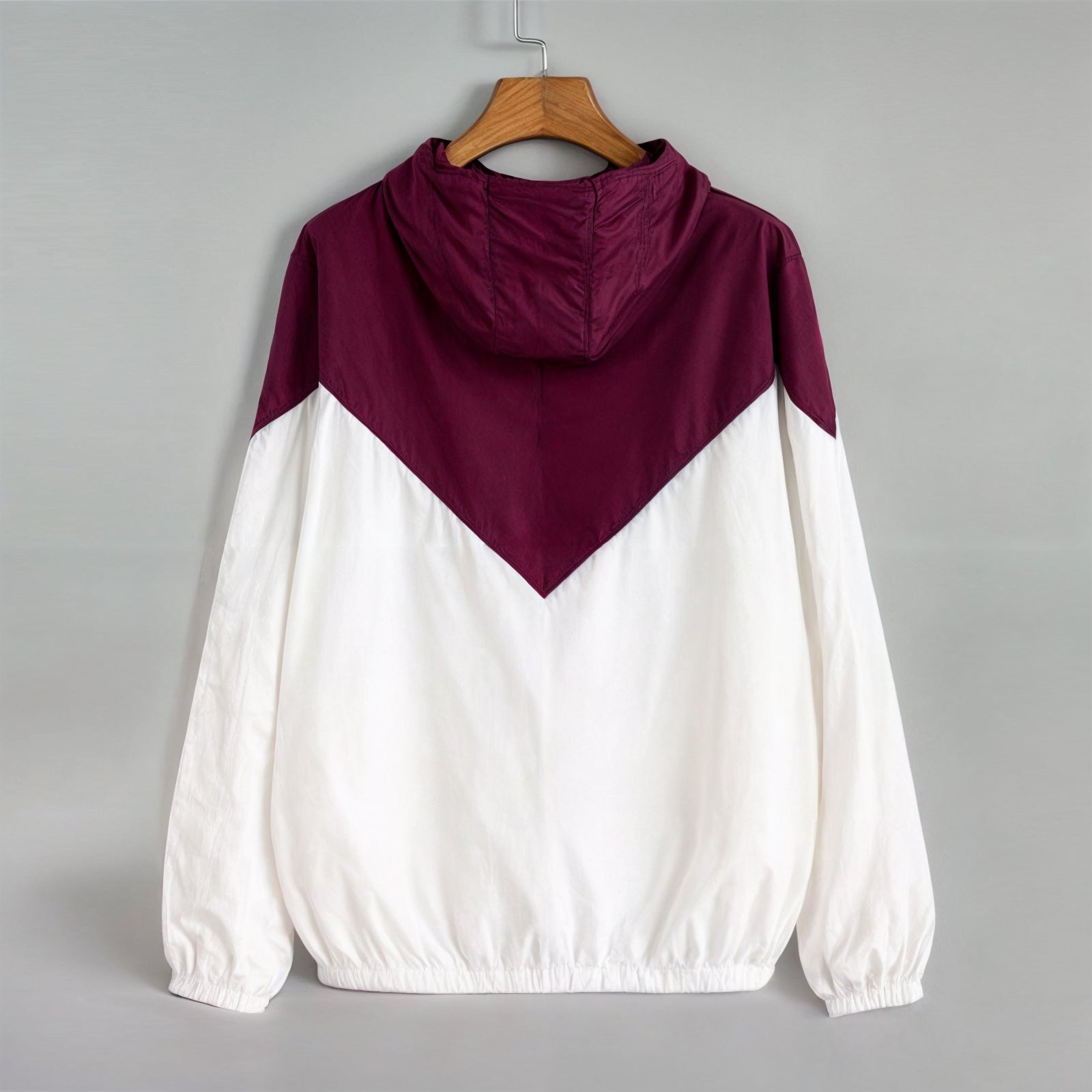 Tvåfärgad vindjacka