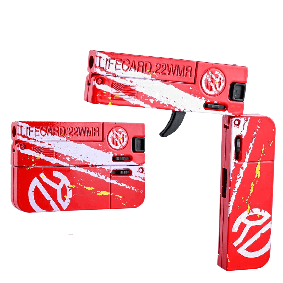 Hopfällbar leksakspistol för softboll