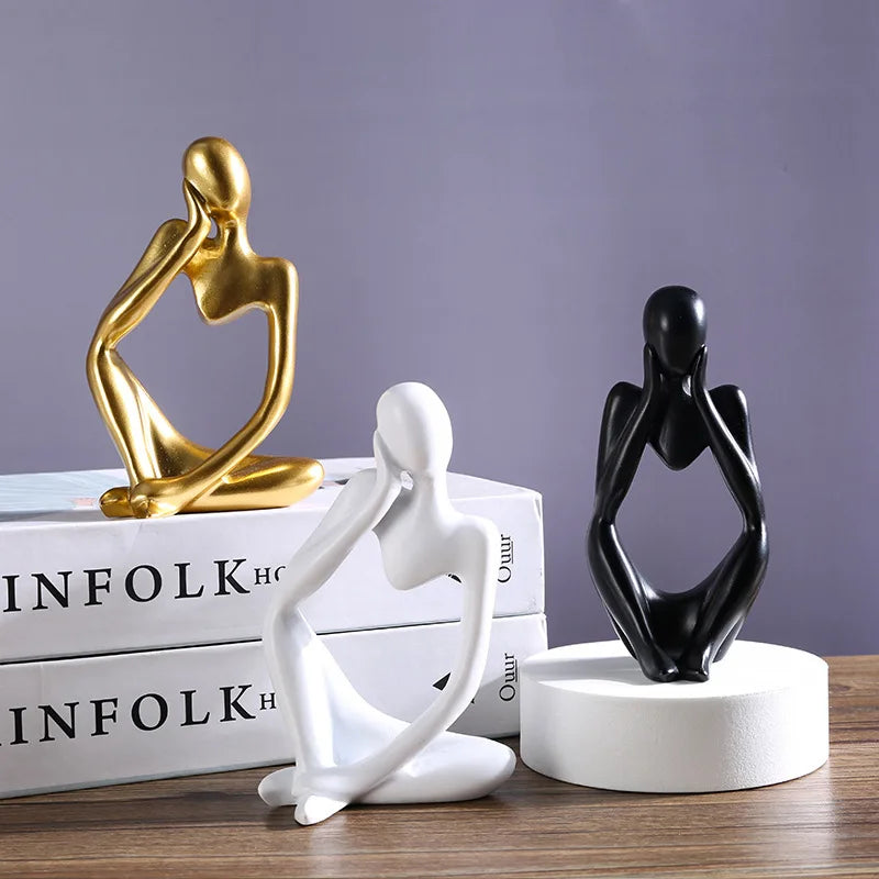 Abstrakt Staty Set för Inredning 1