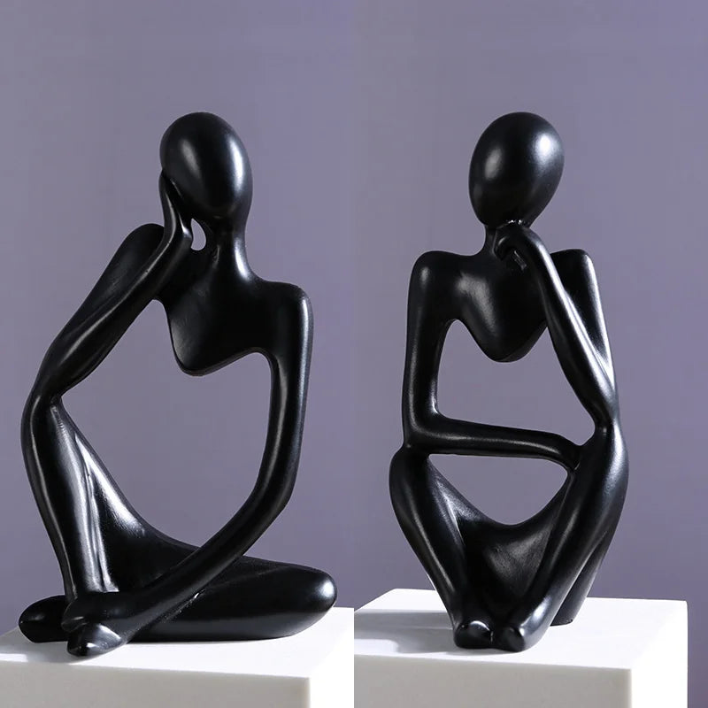 Abstrakt Staty Set för Inredning 9