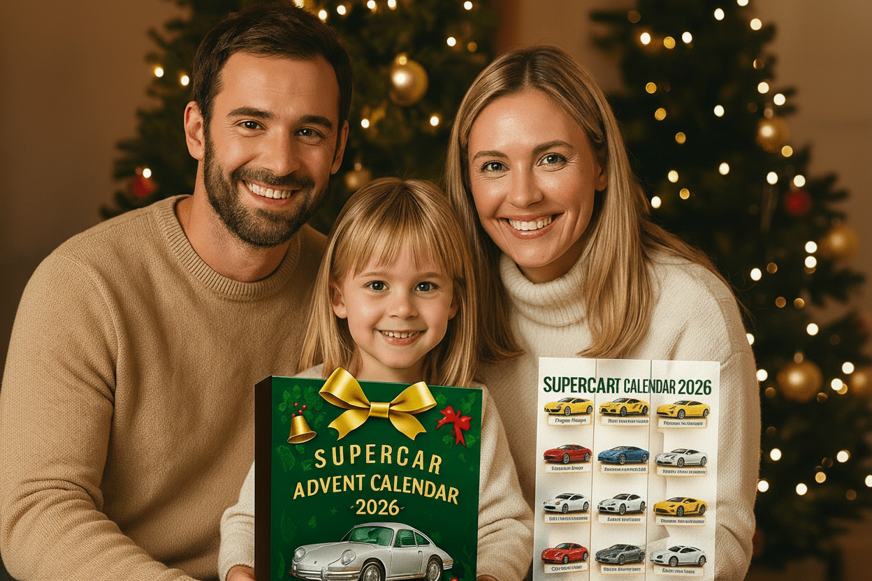 Adventskalender för Superbilar med 24 Miniatyrmodeller 2