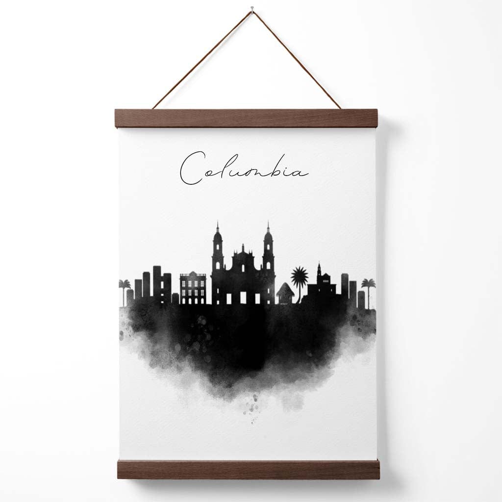 Affisch med Hängare Columbia Skyline 4