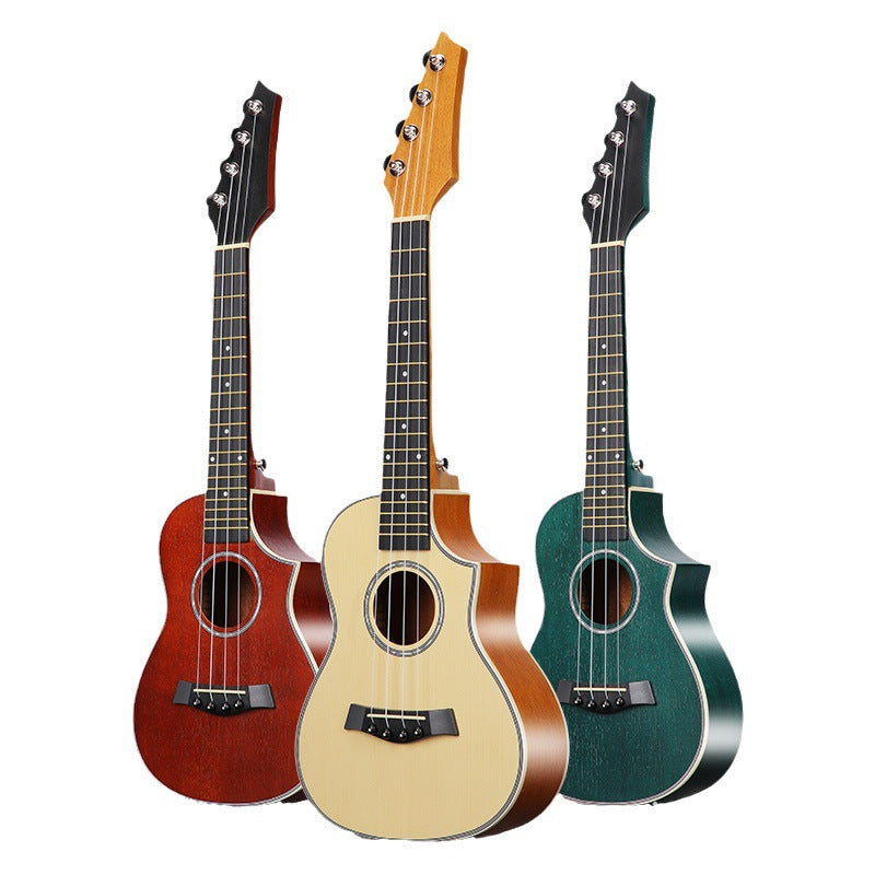 Akustisk Ukulele Bärbar Design för Nybörjare och Musiker 4