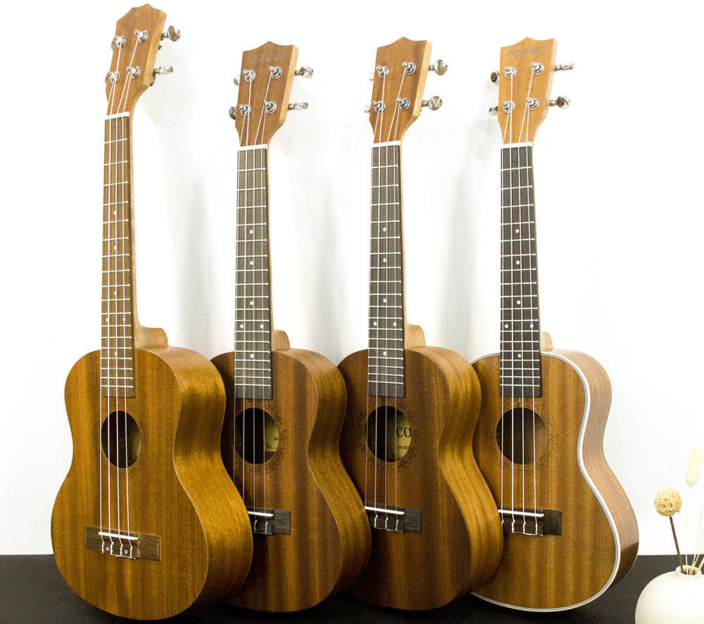 Akustisk Ukulele för Dam och Herr med Regnbågsmönster 0