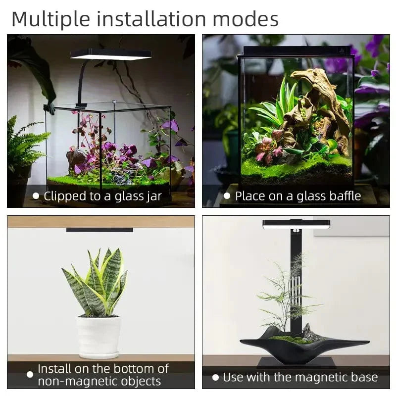 Akvarielampa för Växter USB-ansluten Kompakt Design 1
