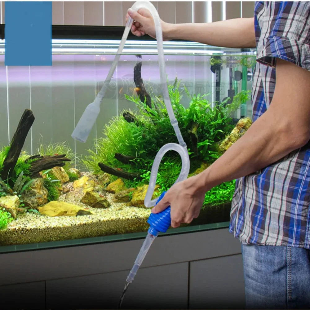 Akvarium Dammsugare Halvautomatisk Vattenbytesverktyg 1