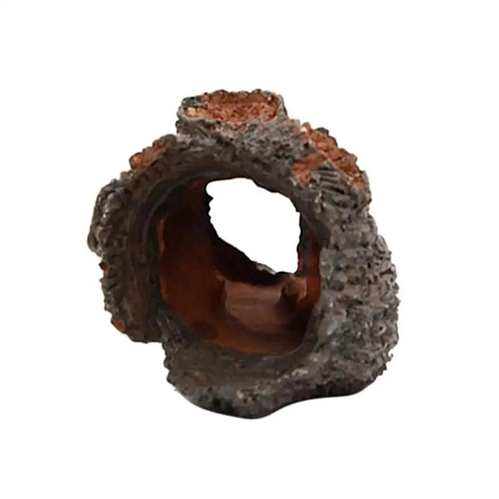 Akvarium Dekoration Tunnel för Fiskar och Sköldpaddor Naturtrogen Design 3
