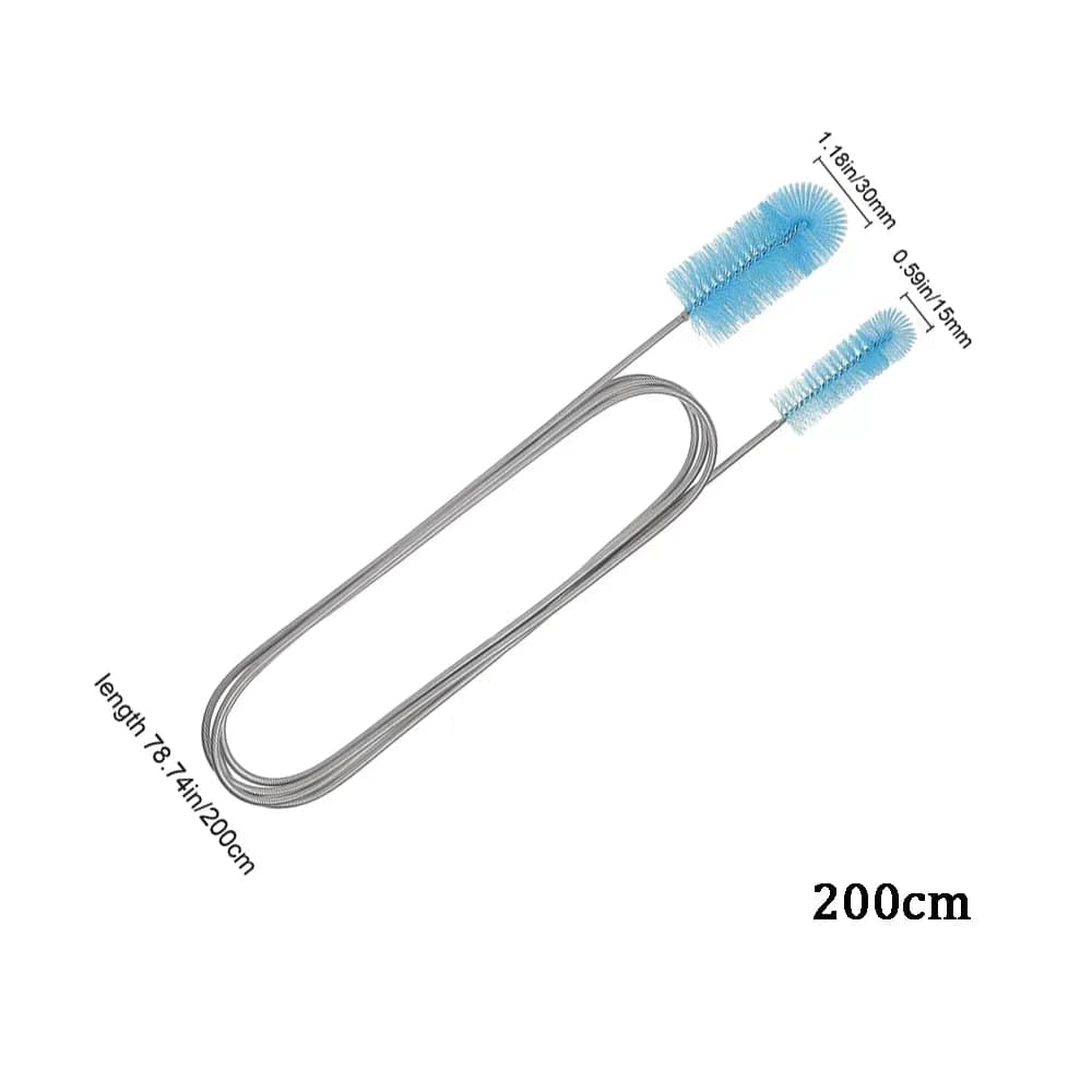 Akvarium Rengöringsborste för Rör Flexibel Design 9