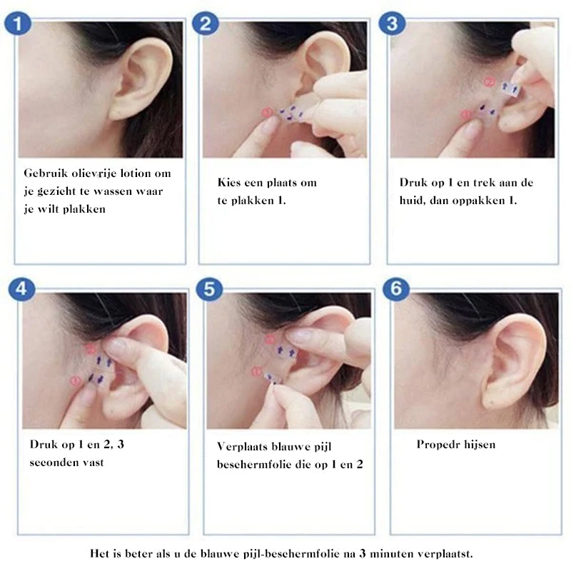 Ansiktslyfttejp V-format för Fräsch Look 8