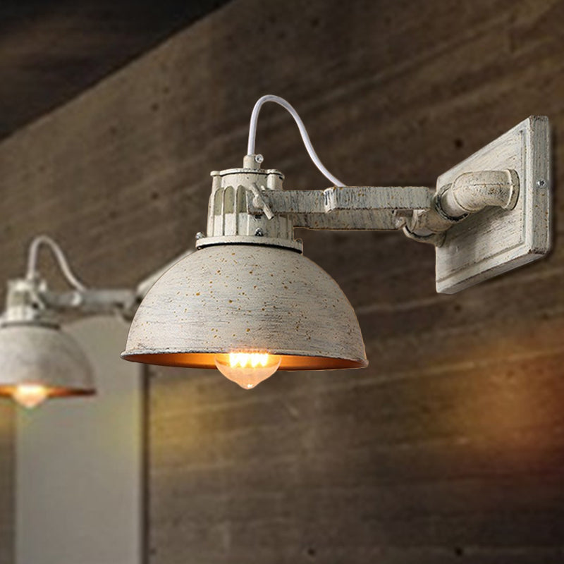 Antik Vägglampa i Metall Justerbar för Vardagsrum 0