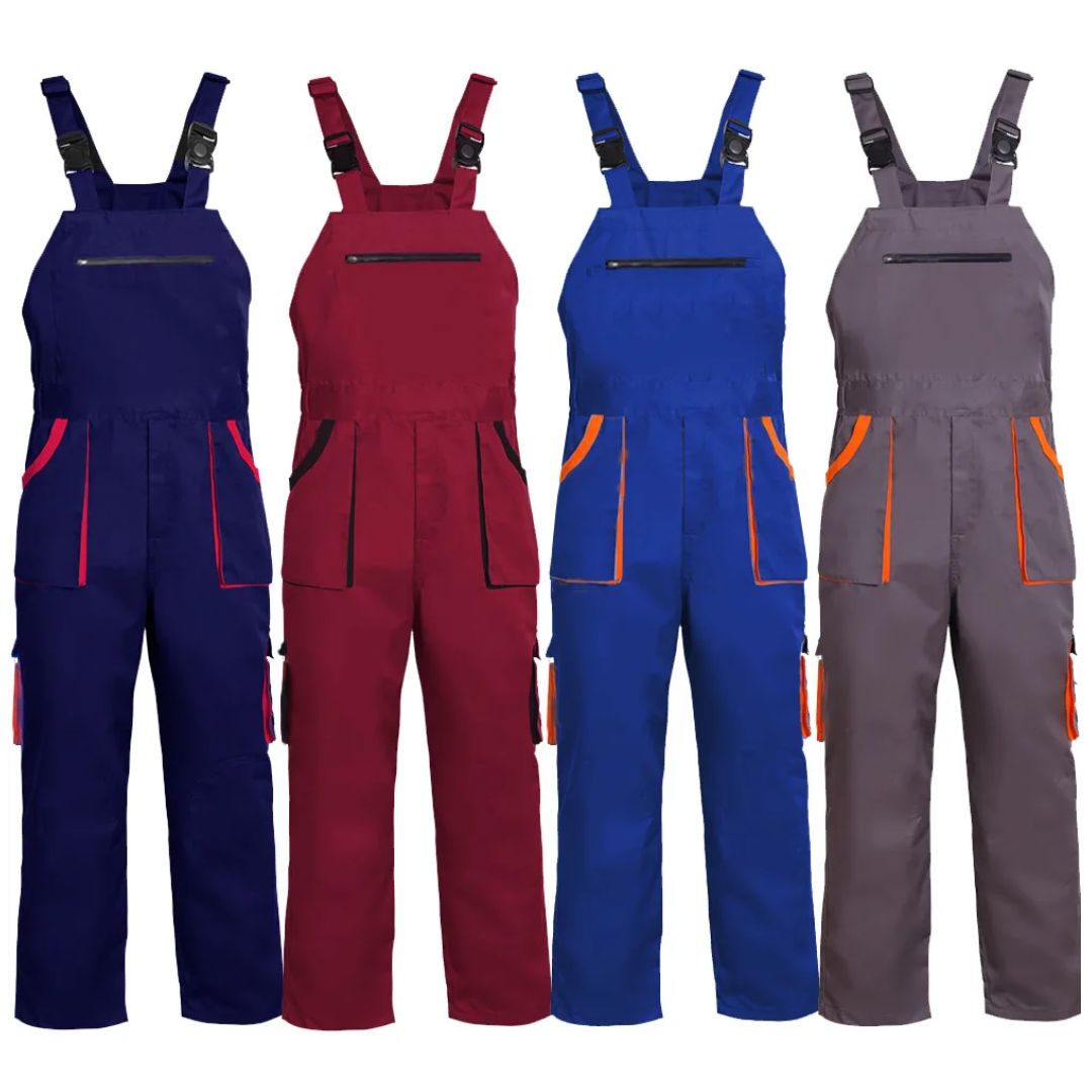 Arbetsoverall med många fickor för män 7