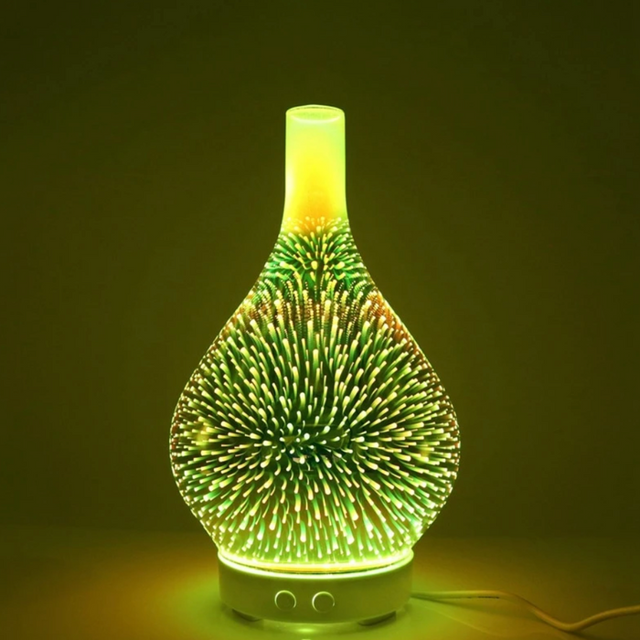 Aromaburst Aromdiffusor i 3D-glas med LED-färgskiftning 2
