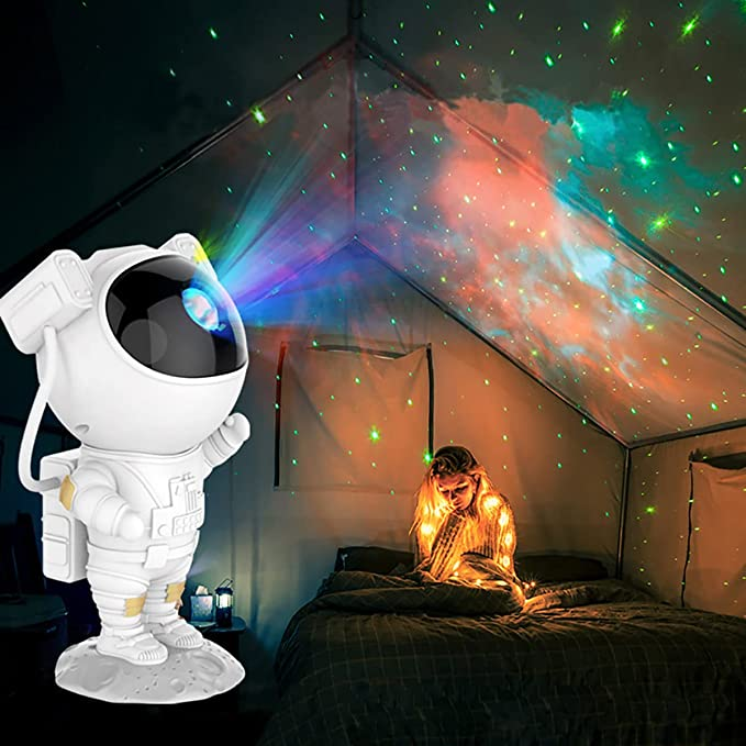 Astronautlampa med 360° Roterande Huvud 0