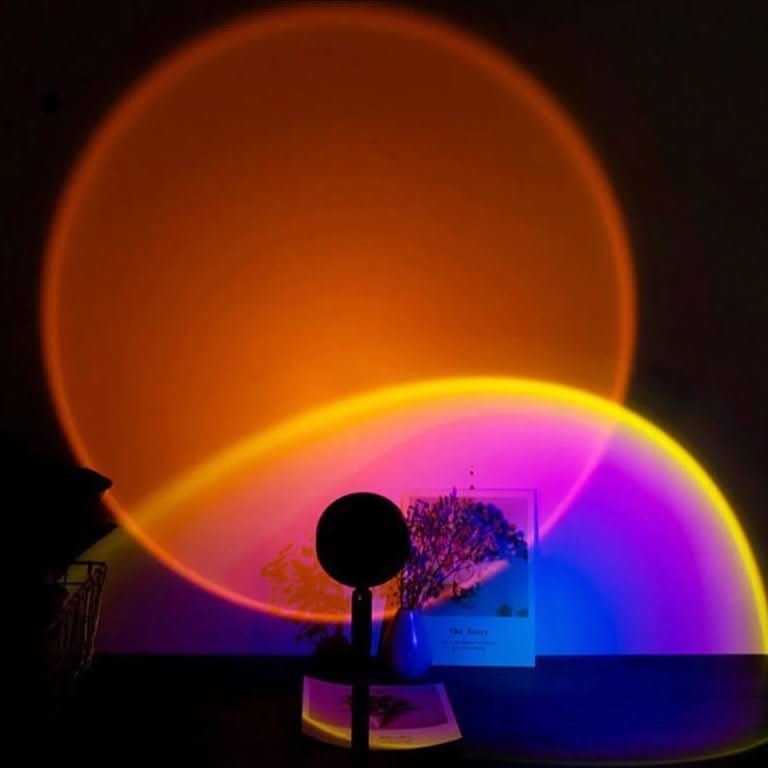Atmosfärisk Solnedgångslampa för Hemmet 4