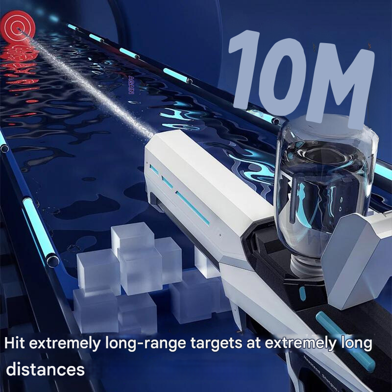 Automatisk Vattenpistol med 1L Tank och 10m Räckvidd 2
