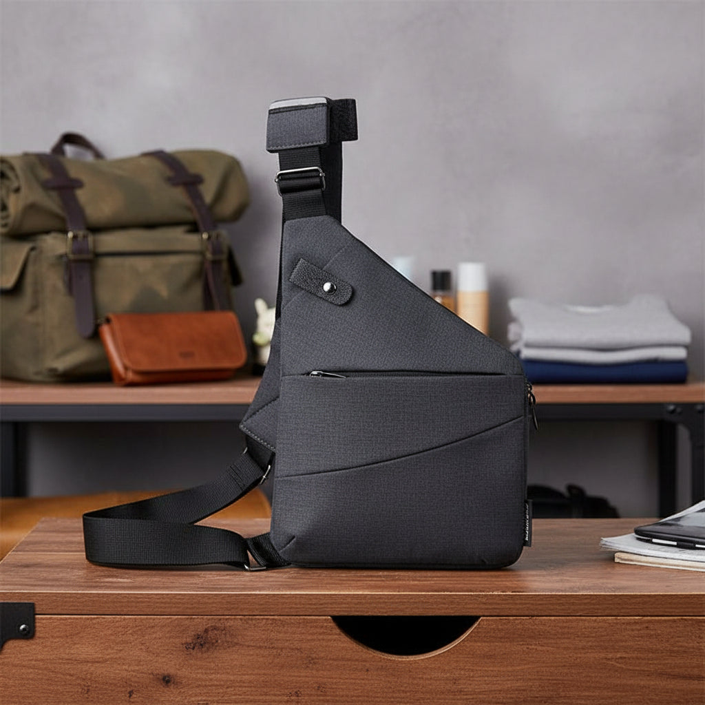 Axelväska för män och kvinnor med minimalistisk design 14