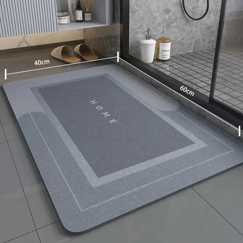 Badrumsmatta Halkfri Modern Design För Badrum och Entré 10