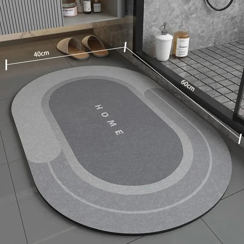 Badrumsmatta Halkfri Modern Design För Badrum och Entré 12