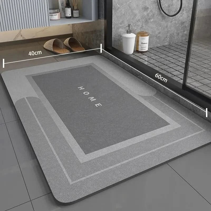 Badrumsmatta Halkfri Modern Design För Badrum och Entré 8