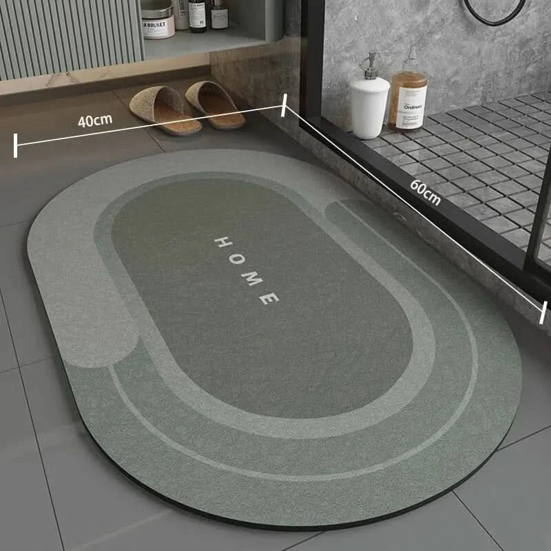 Badrumsmatta Halkfri Modern Design För Badrum och Entré 9