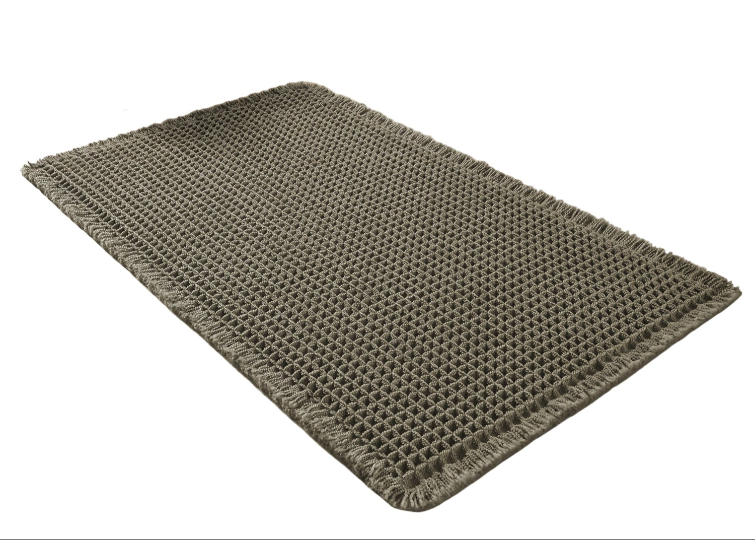 Badrumsmatta med Vaffelstruktur och Antiskidfunktion 0