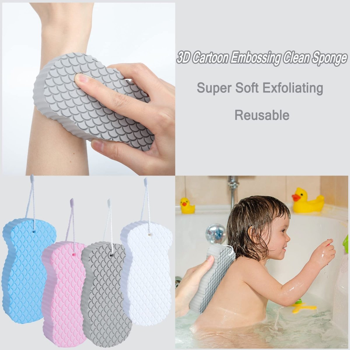 Badsvamp för Exfoliering och Rengöring 5