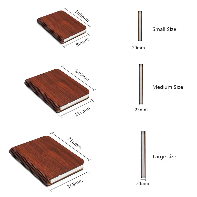 Bärbar Boklampa Vikbar LED-lampa för Hem och Kontor 6