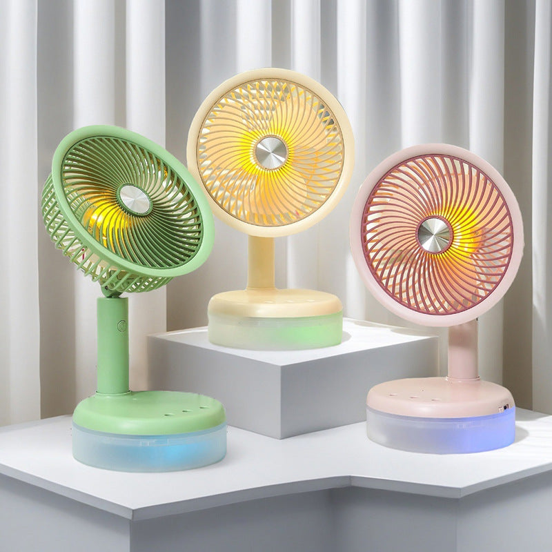 Bärbar Bordsfläkt för Damer Med Flexibel Design 1