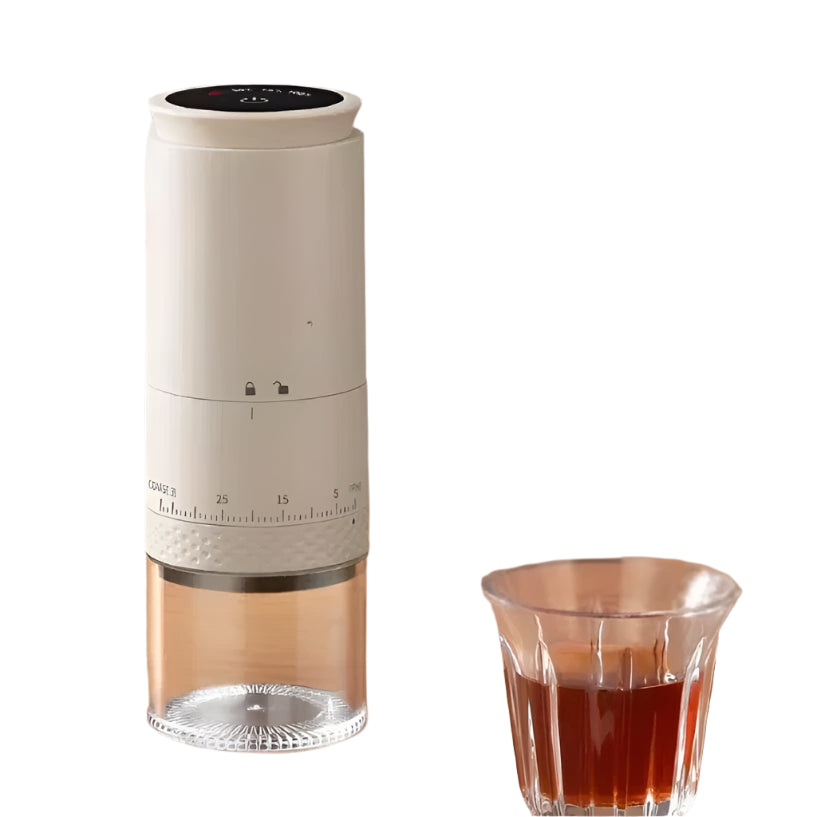 Bärbar Elektrisk Kaffekvarn med Justerbar Malningsnivå 2