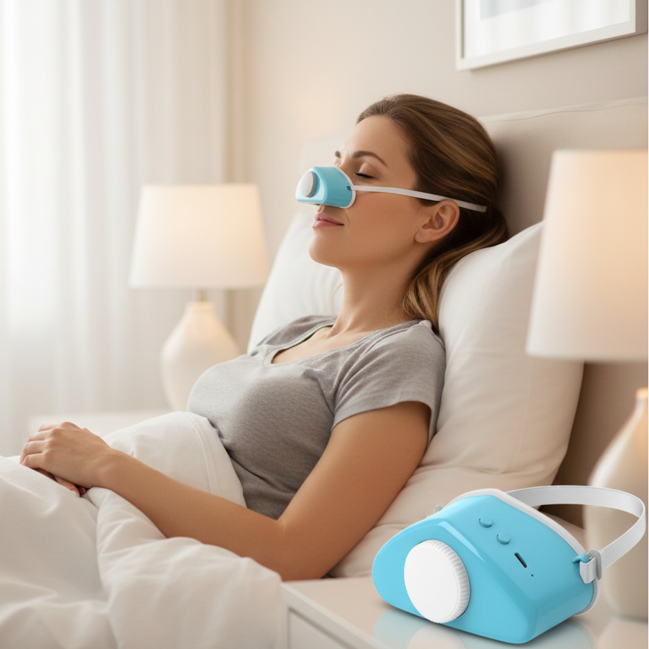Bärbar Elektrisk Sömnmask Med Justerbar Rem 1