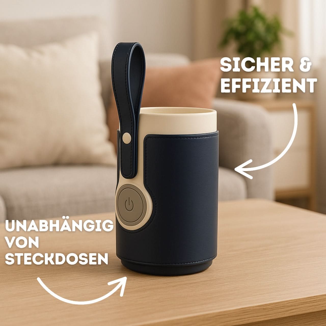 Bärbar Flaskvärmare för Mammor på Språng 2