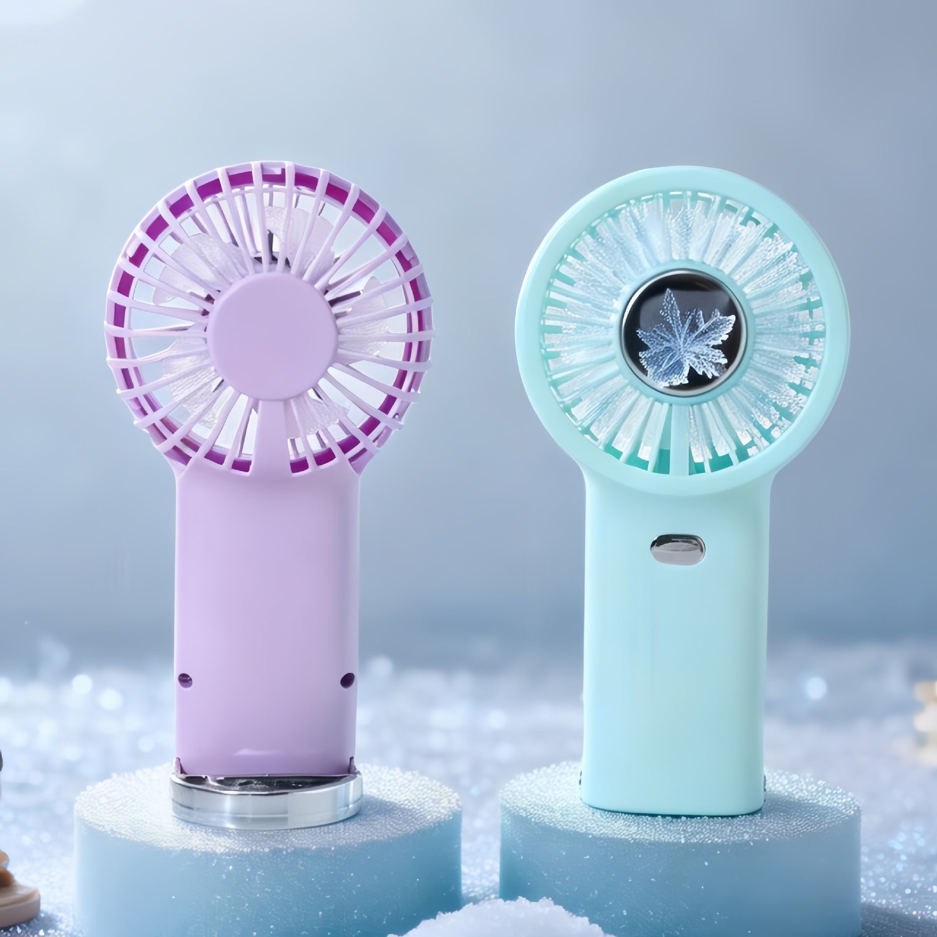 Bärbar Handfläkt för Damer med Innovativ Design 1