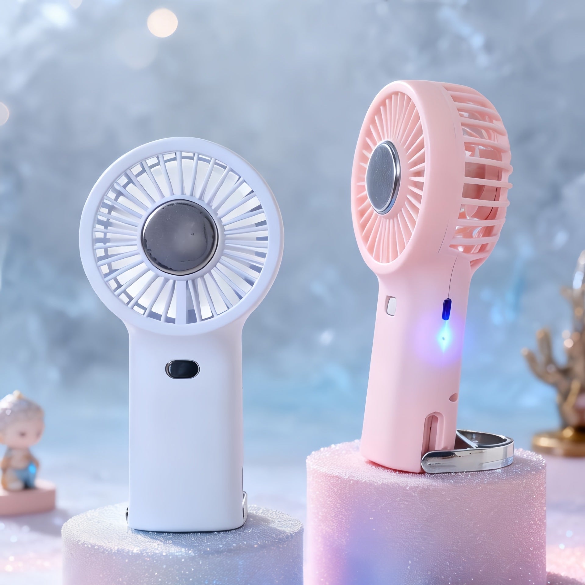 Bärbar Handfläkt för Damer med Innovativ Design 3