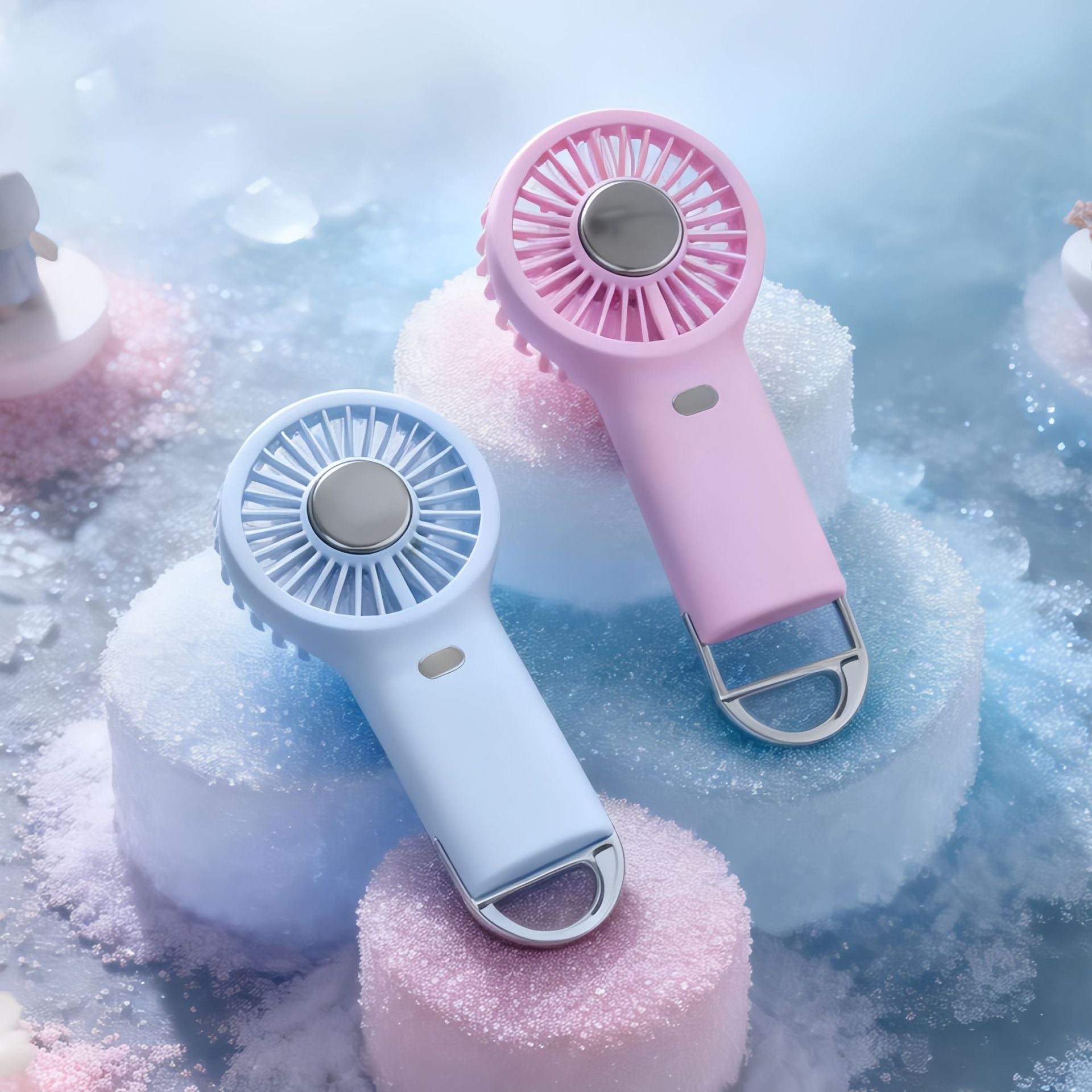 Bärbar Handfläkt för Damer med Innovativ Design 4