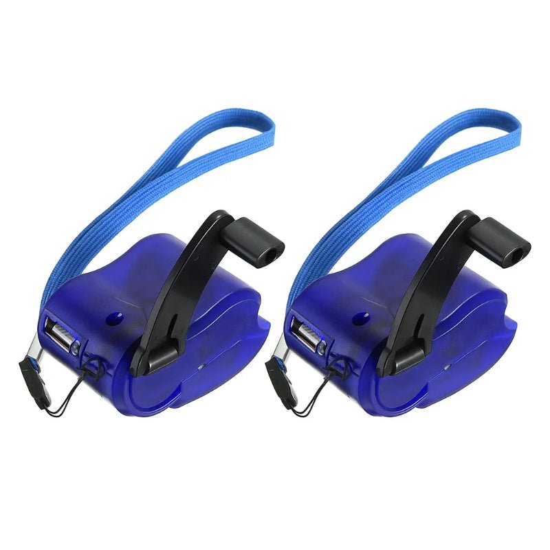 Bärbar Handvev Laddare med USB och LED 11