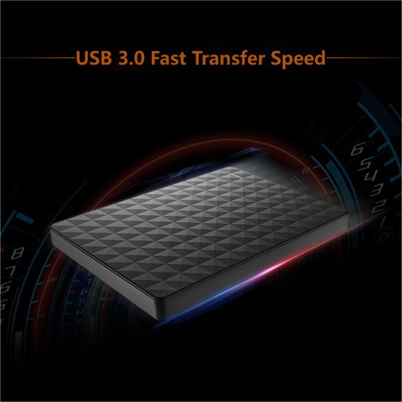 Bärbar Hårddisk 10TB USB 3.0 kompakt och lätt design 1