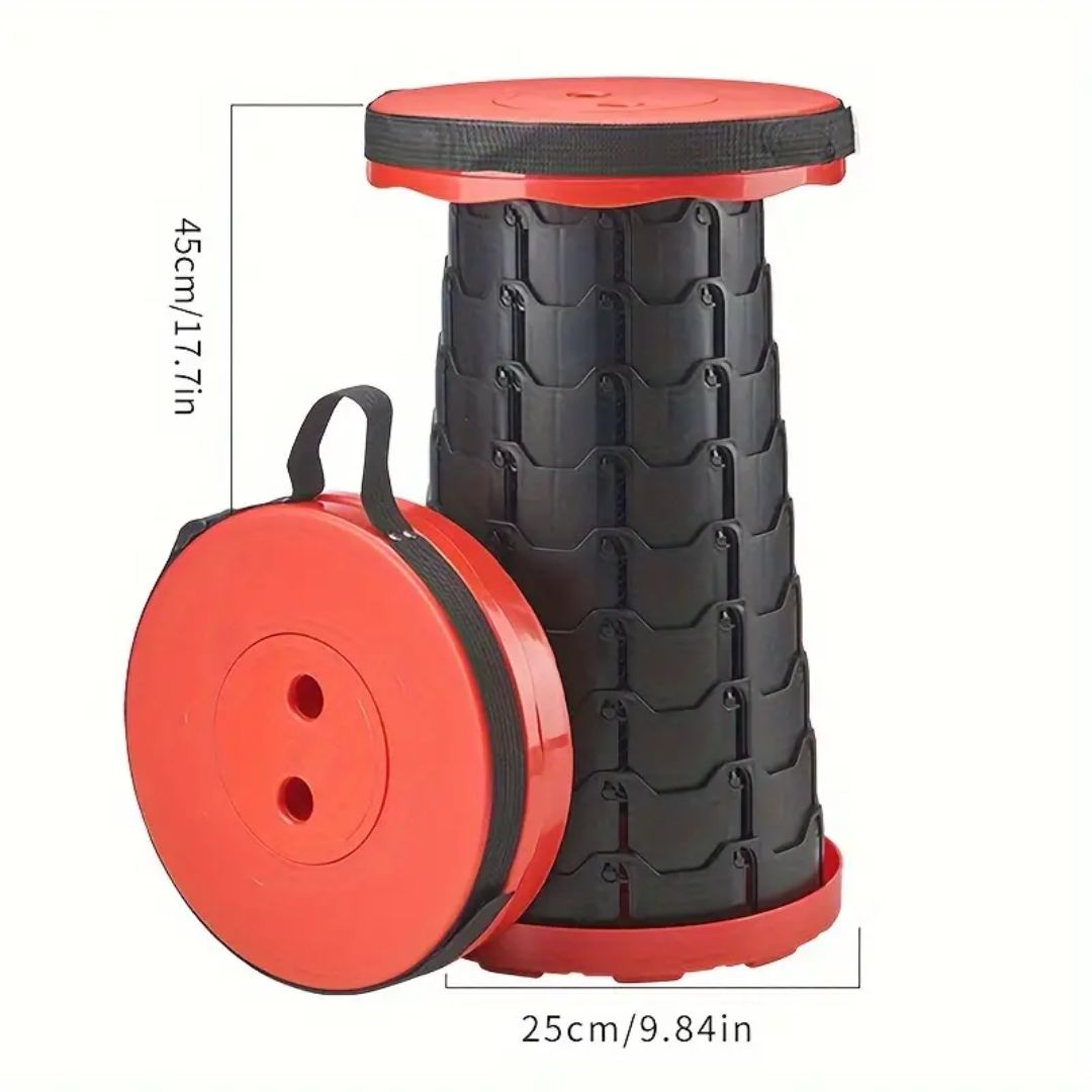 Bärbar Hopfällbar Pall För Utomhusbruk - Lätt och Stabil Design 9