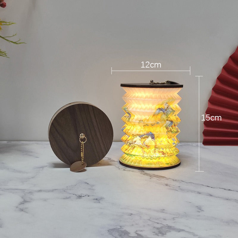 Bärbar LED Lampa Batteridriven Kompakt Design 0